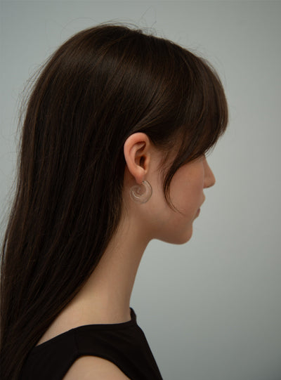 MARINA CLEAR EARRINGS-EYLAND-APOC STORE
