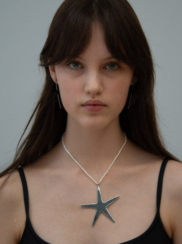 MARTA NECKLACE SILVER-EYLAND-APOC STORE