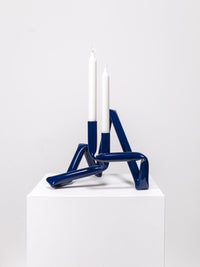 Bucatini candle holder (Midnight blue)-(a.o.t)-APOC STORE