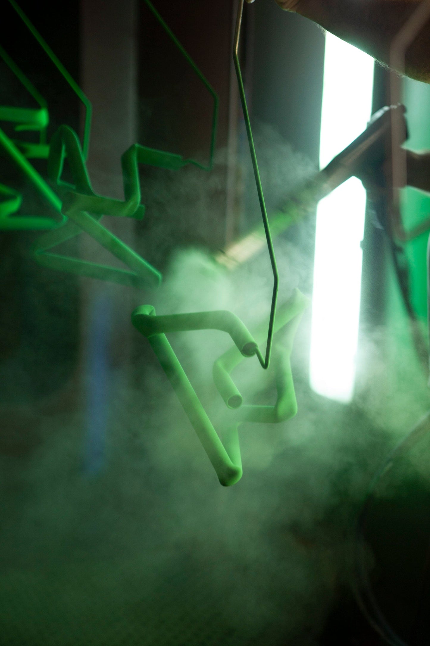 Bucatini candle holder (Grass green)-(a.o.t)-APOC STORE