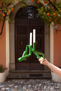 Bucatini candle holder (Grass green)-(a.o.t)-APOC STORE