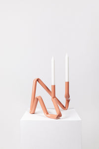 Bucatini candle holder (Red, shiny)-(a.o.t)-APOC STORE