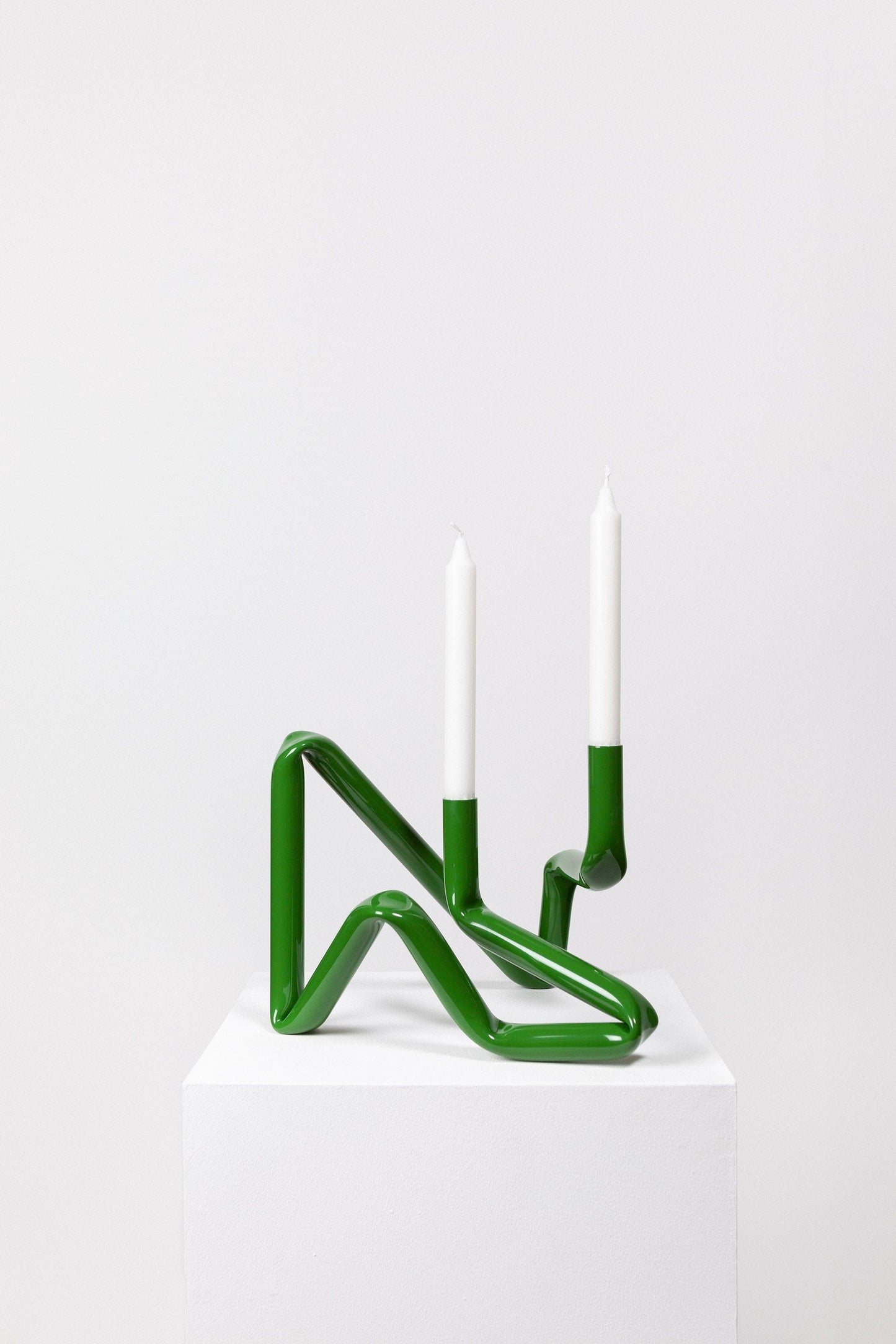 Bucatini candle holder (Grass green)-(a.o.t)-APOC STORE