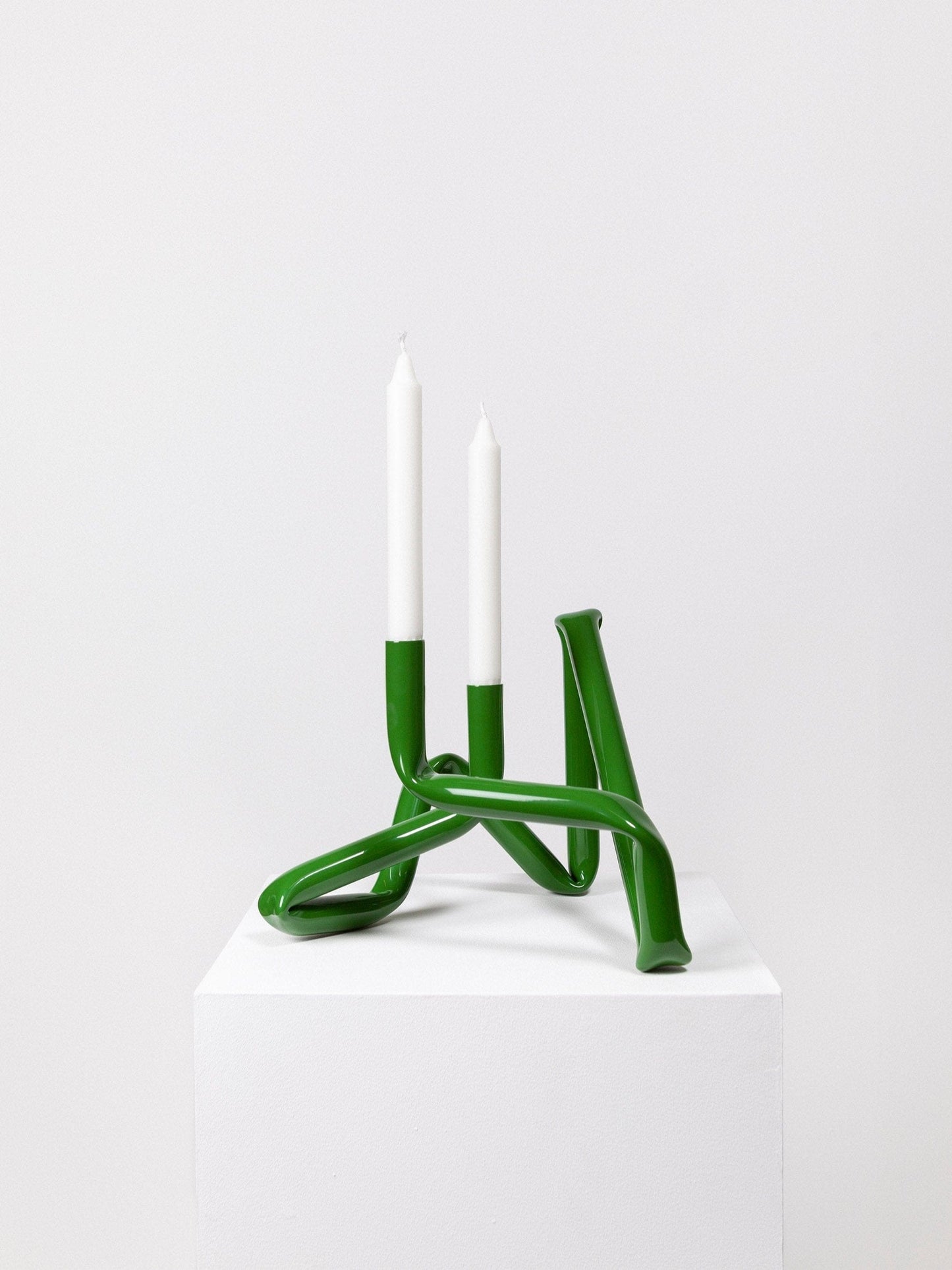 Bucatini candle holder (Grass green)-(a.o.t)-APOC STORE