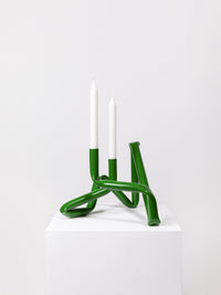 Bucatini candle holder (Grass green)-(a.o.t)-APOC STORE