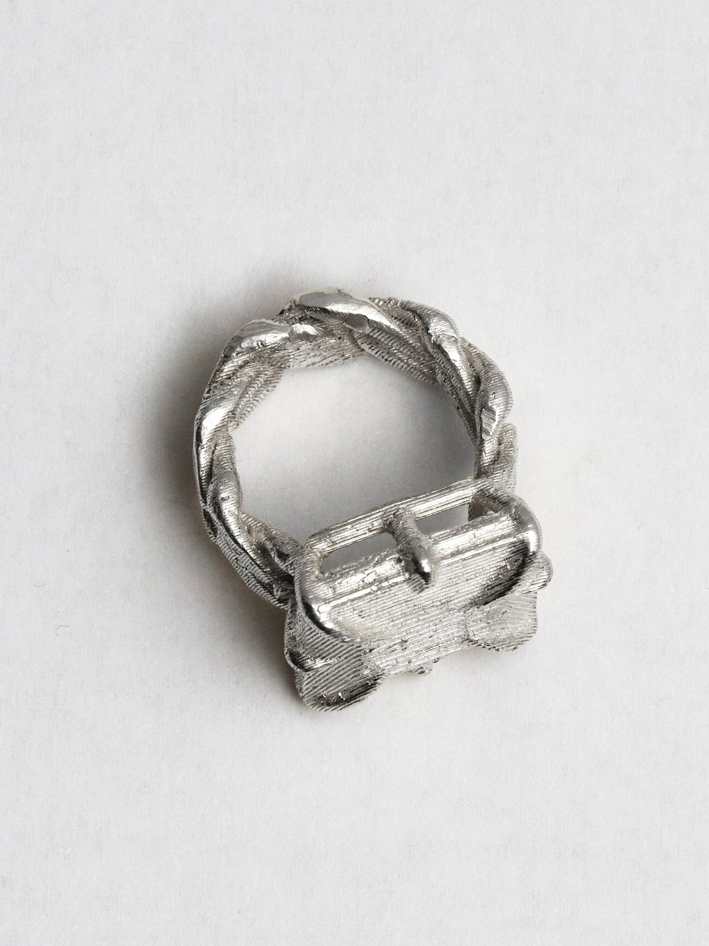 Phat pinky ring - textured-MQT-APOC STORE