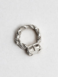 The Rohma loose link ring - textured-MQT-APOC STORE