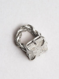 Phat loose link pinky ring - textured-MQT-APOC STORE