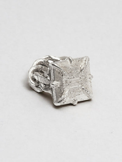 Phat loose link pinky ring - textured-MQT-APOC STORE