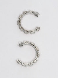 Solid stone hoops - textured large-MQT-APOC STORE