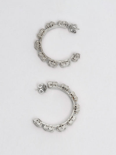 Solid stone hoops - textured large-MQT-APOC STORE