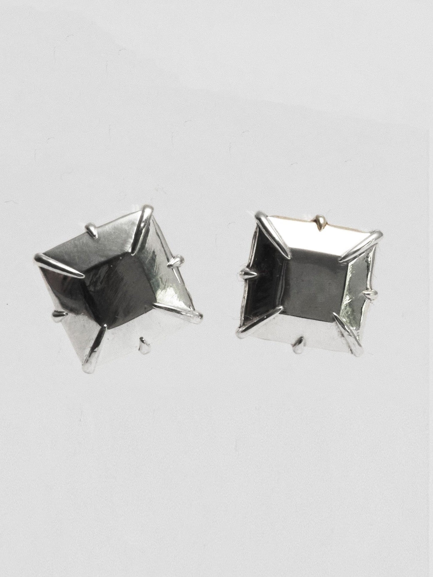 Princess-Cut Fake diamond Stud Large-MQT-APOC STORE