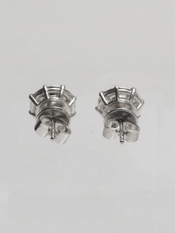 Round-Cut Fake diamond Stud Large-MQT-APOC STORE