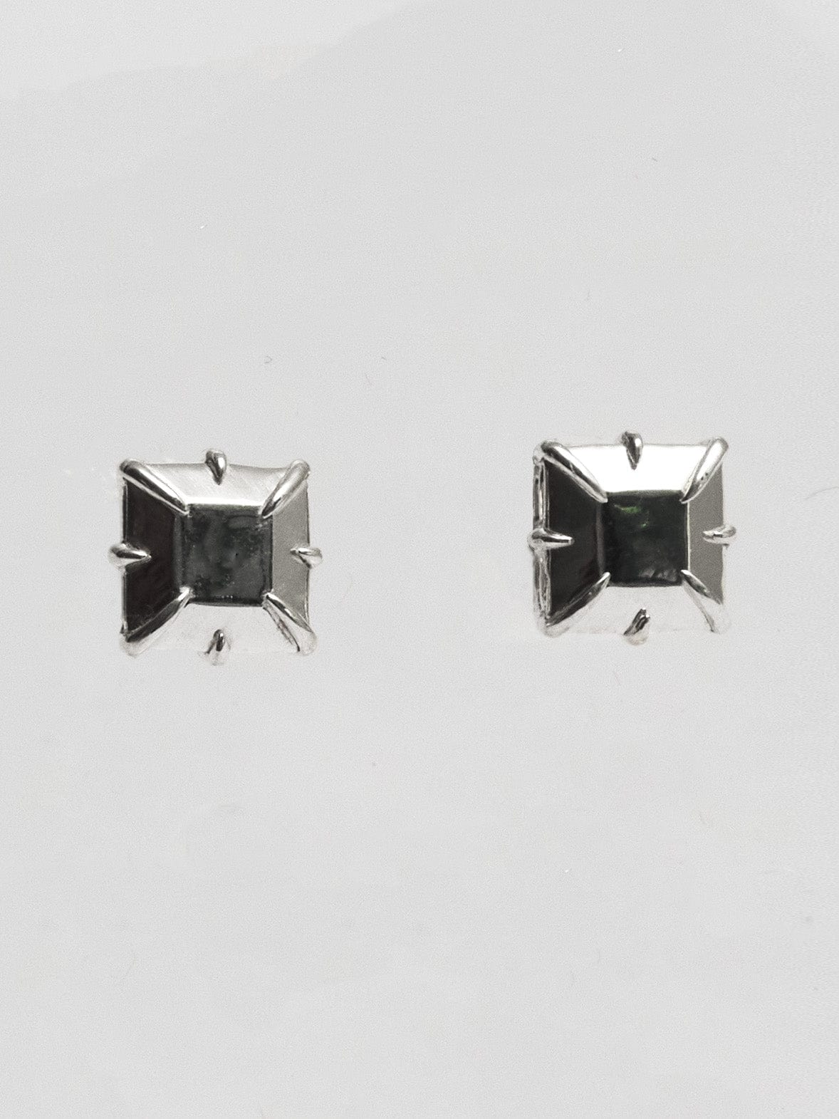 Princess-Cut Fake diamond Stud-MQT-APOC STORE