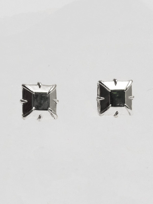 Princess-Cut Fake diamond Stud-MQT-APOC STORE