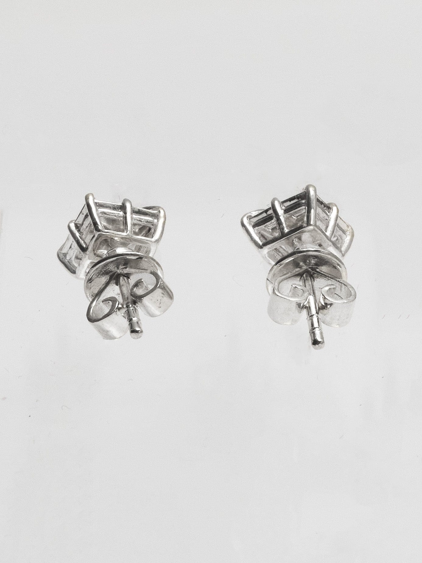 Princess-Cut Fake diamond Stud-MQT-APOC STORE