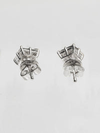 Princess-Cut Fake diamond Stud-MQT-APOC STORE