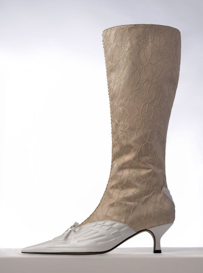 IM White Boots-Invasive Modification-APOC STORE