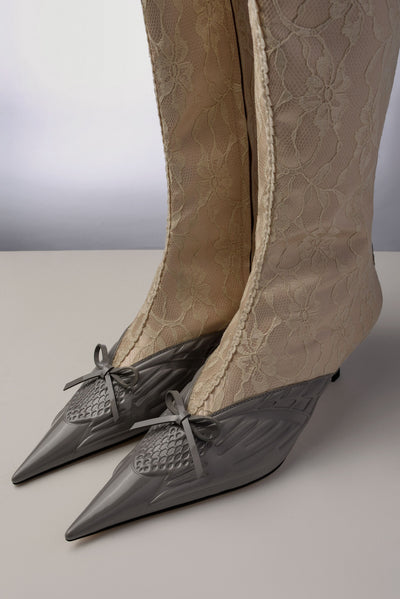 IM Grey Boots-Invasive Modification-APOC STORE