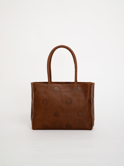 Maria Brown Leather Bag-EYLAND-APOC STORE