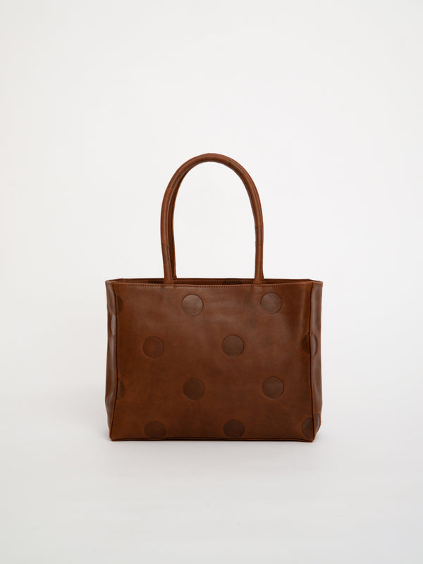 Maria Brown Leather Bag-EYLAND-APOC STORE