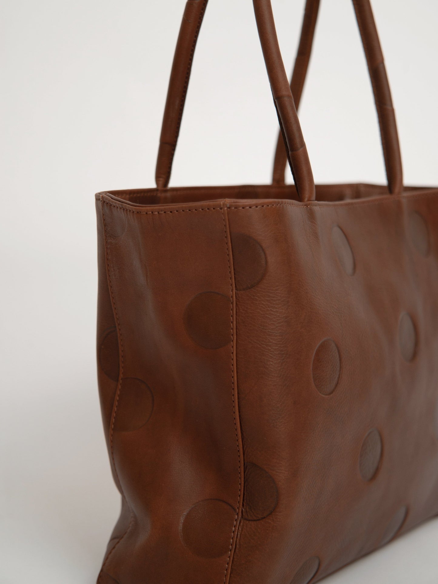 Maria Brown Leather Bag-EYLAND-APOC STORE