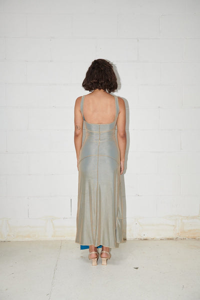 MERMAID OVERLOCK DRESS-Nadine Mos-APOC STORE