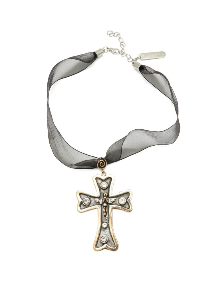 Midnight Prayer Choker - Gold-1CONCEPT-APOC STORE