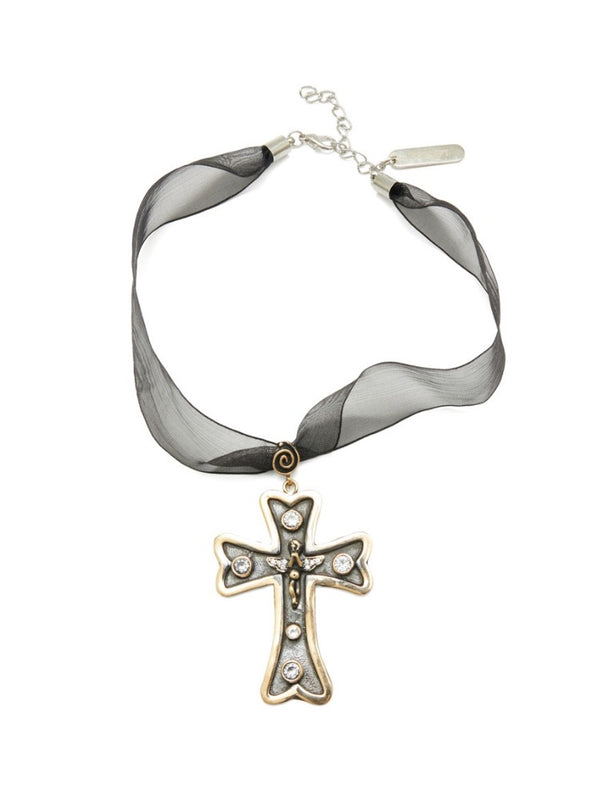 Midnight Prayer Choker - Gold-1CONCEPT-APOC STORE