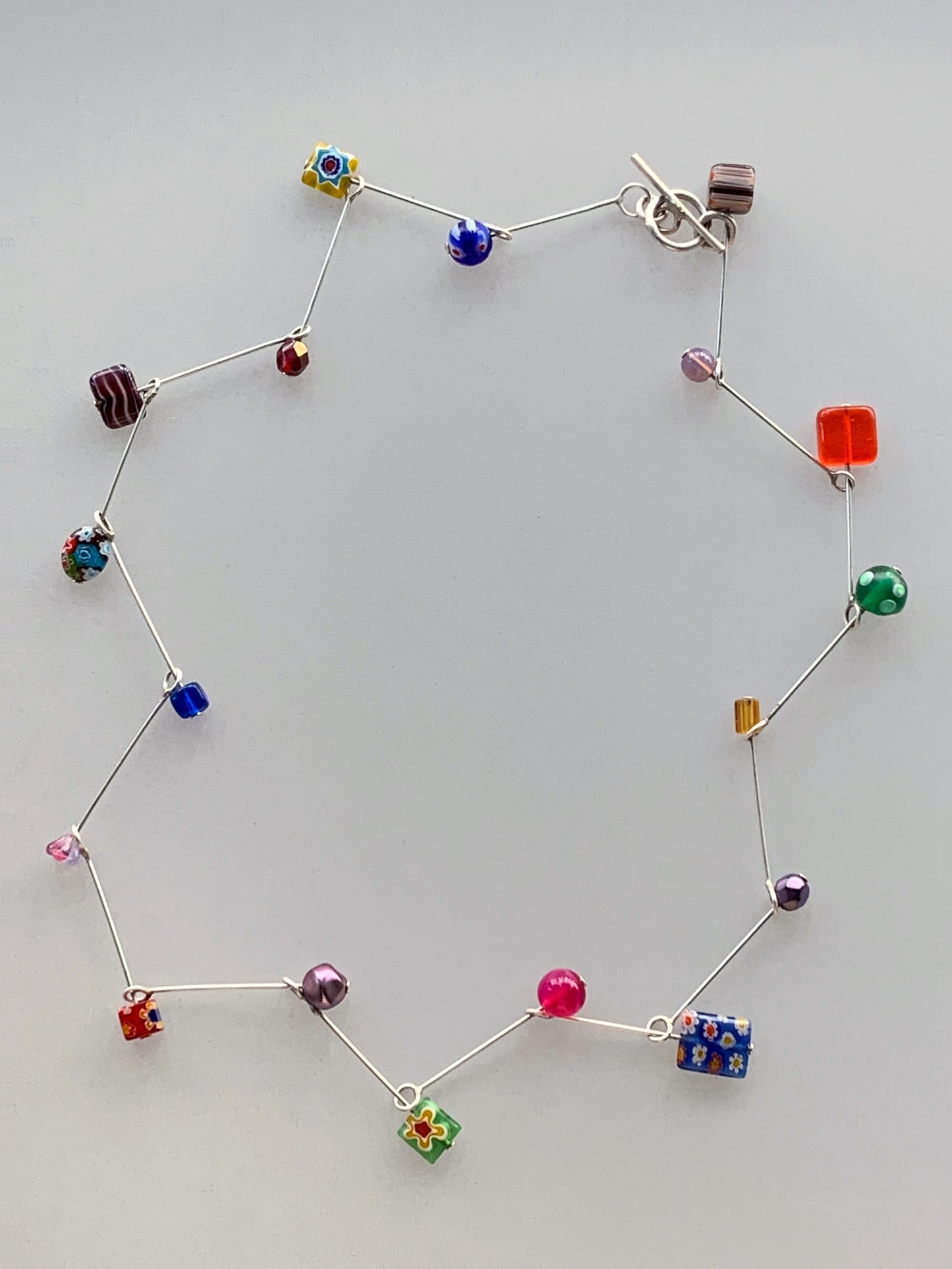 Sterling Silver Daisy Chain Necklace-Edy Bridges-APOC STORE