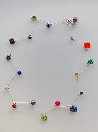 Sterling Silver Daisy Chain Necklace-Edy Bridges-APOC STORE