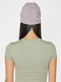 EYELET STRING BEANIE PINK-Nibgnus-APOC STORE