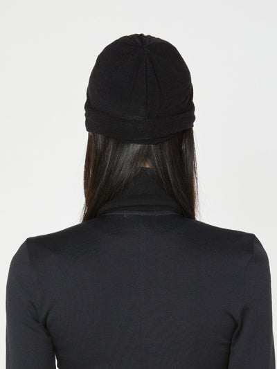 EYELET BEANIE BLACK-Nibgnus-APOC STORE