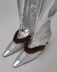 Nerium Boots Silver Chrome-Invasive Modification-APOC STORE