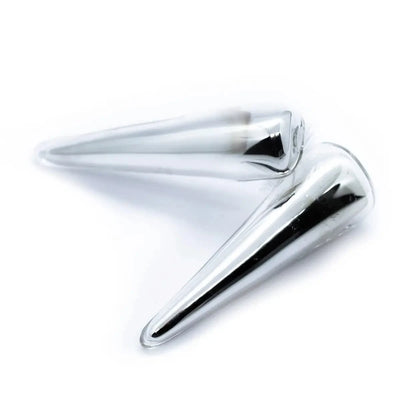 Silver Horn Earrings-Agustina Ros-APOC STORE