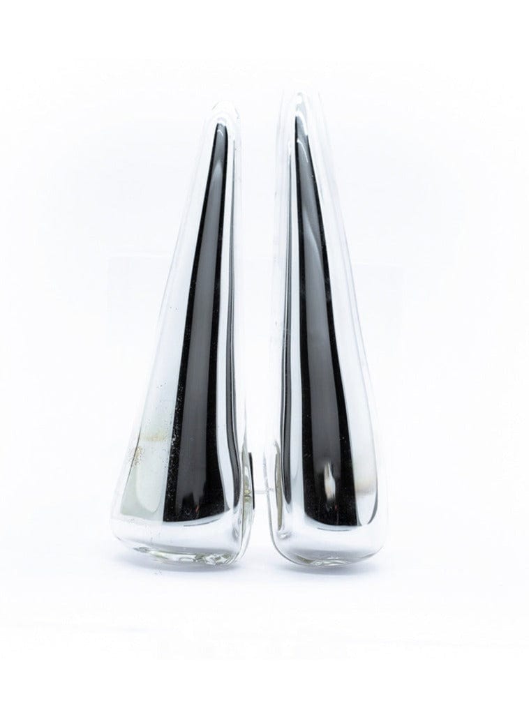 Silver Horn Earrings-Agustina Ros-APOC STORE