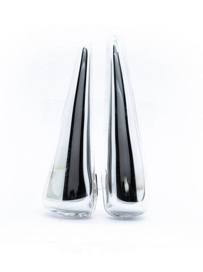 Silver Horn Earrings-Agustina Ros-APOC STORE