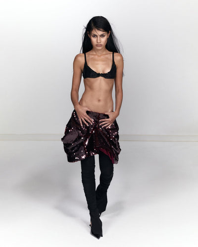 Sequins Mini Bra - Made to order-Onrushw23fh-APOC STORE