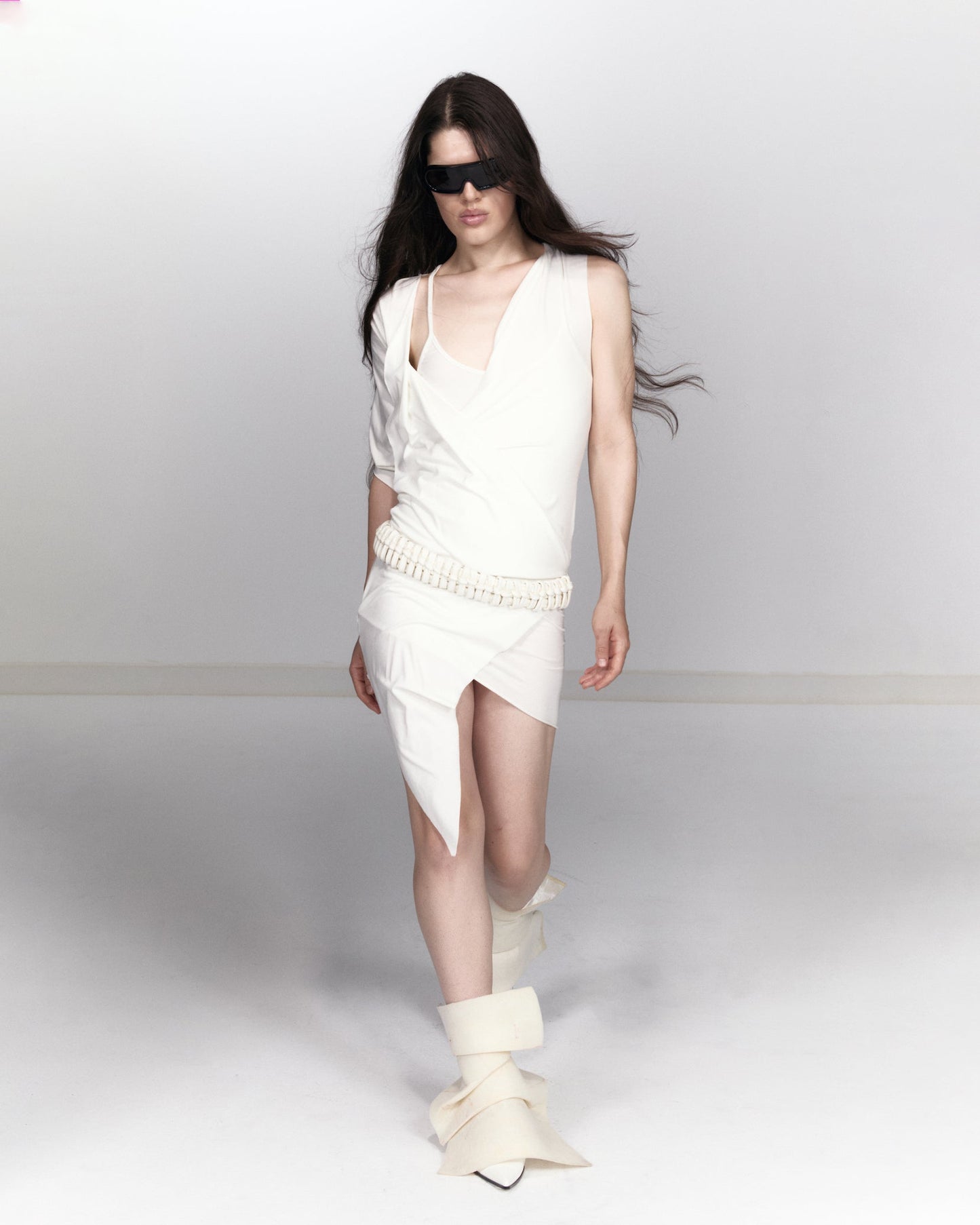 Braided Strap - Ivory-Onrushw23fh-APOC STORE