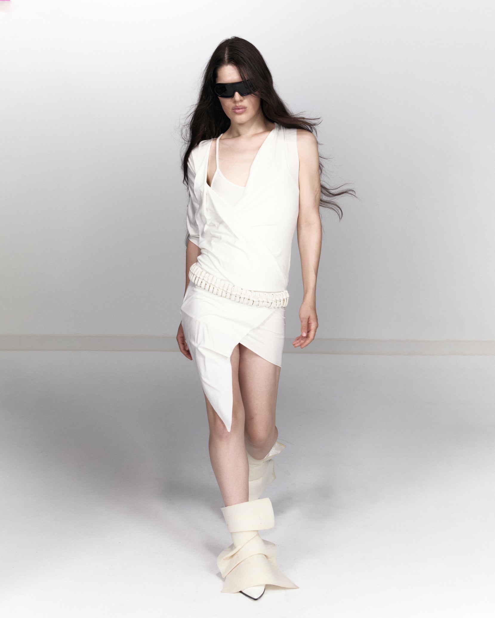 Braided Strap - Ivory-Onrushw23fh-APOC STORE