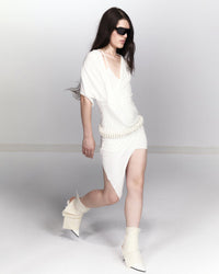 Draped Dress-Onrushw23fh-APOC STORE