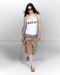 Braided Strap - Sand Grey-Onrushw23fh-APOC STORE