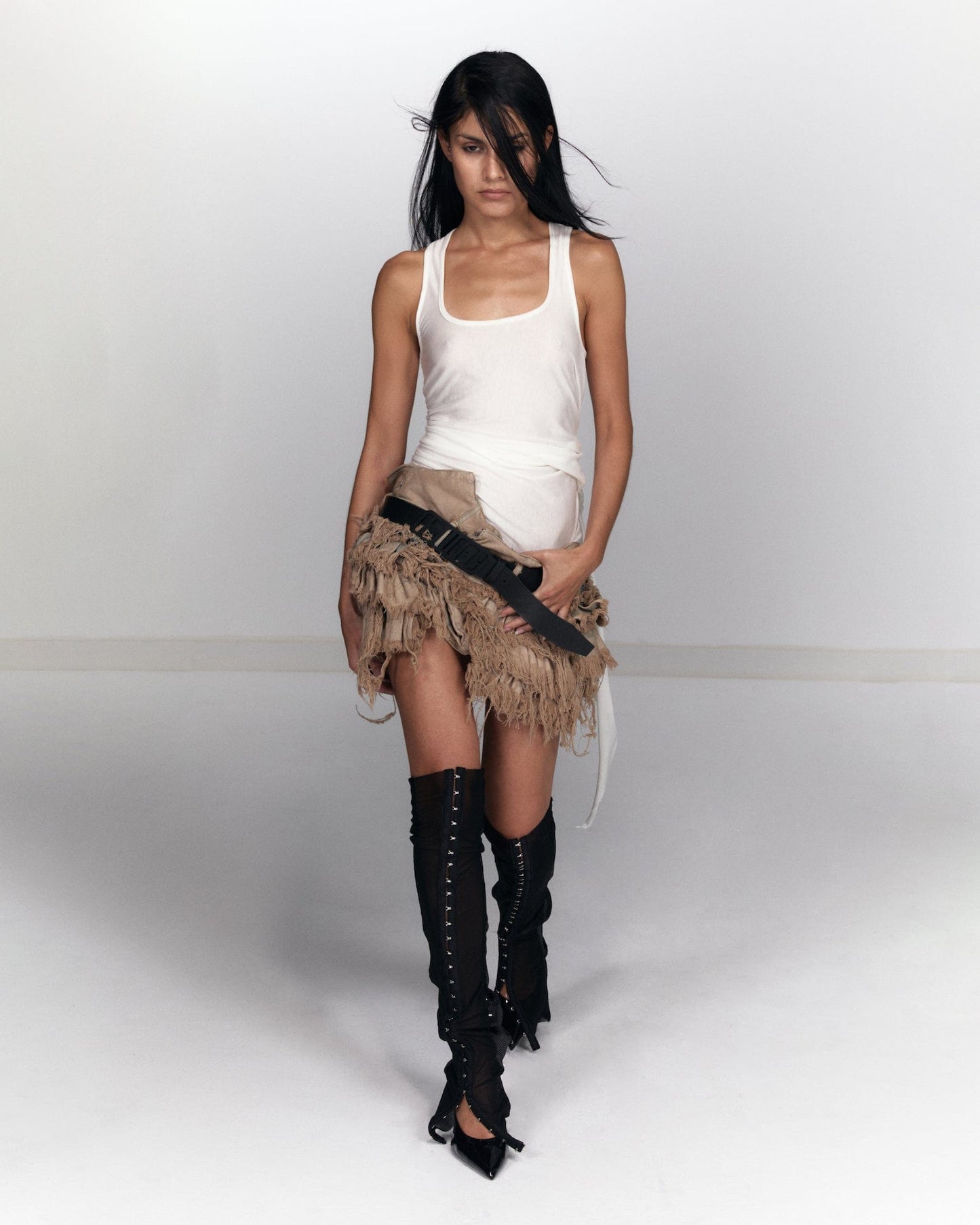 Twirl Skirt Mudwash-Onrushw23fh-APOC STORE