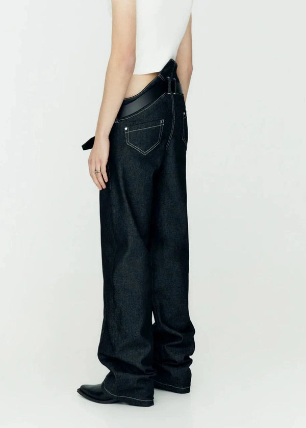 Twirl Jeans Black-Onrushw23fh-APOC STORE