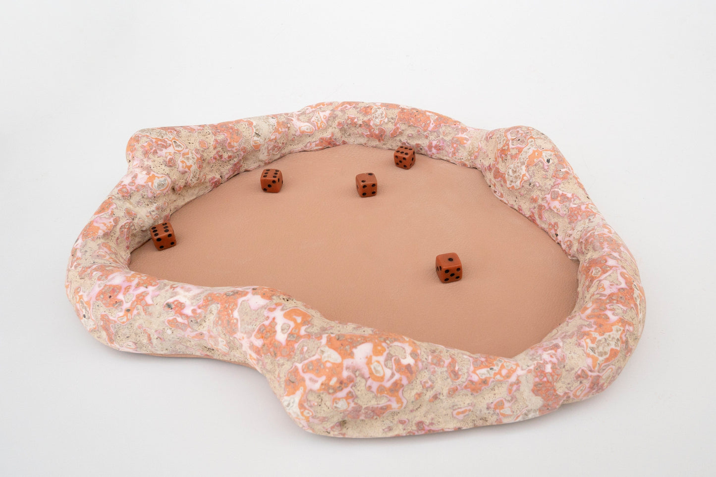 1 of 1 Dice trays orange-Elissa Lacoste-APOC STORE