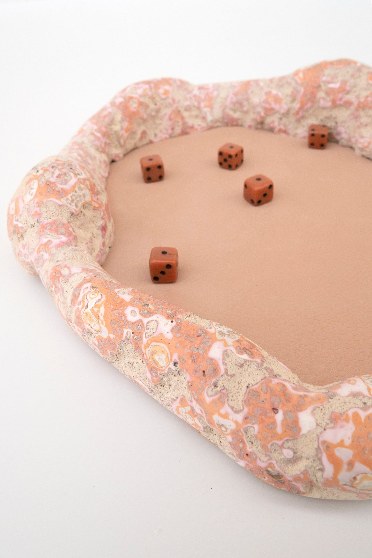 1 of 1 Dice trays orange-Elissa Lacoste-APOC STORE