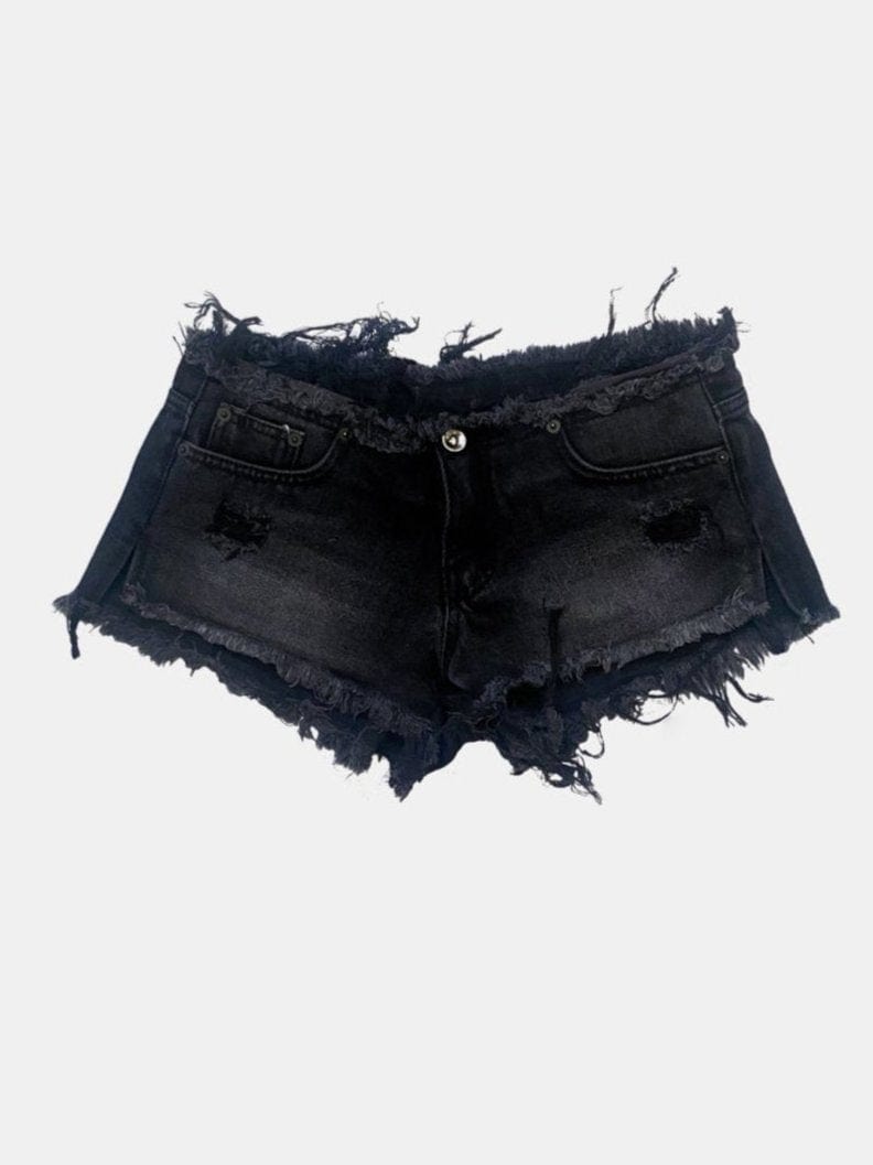 MICRO DENIM SHORTS-Lalameemee-APOC STORE