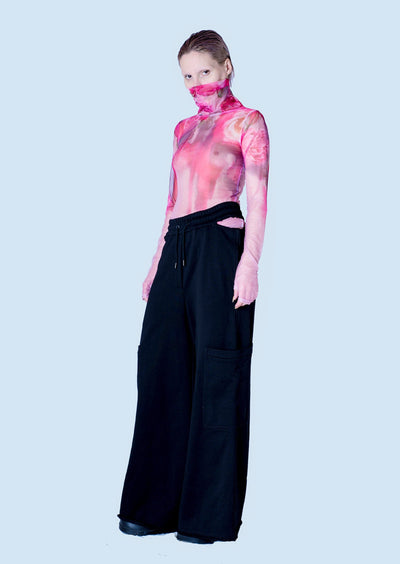 "MELTING ROSES" TURTLENECK-KAWAkEY-APOC STORE