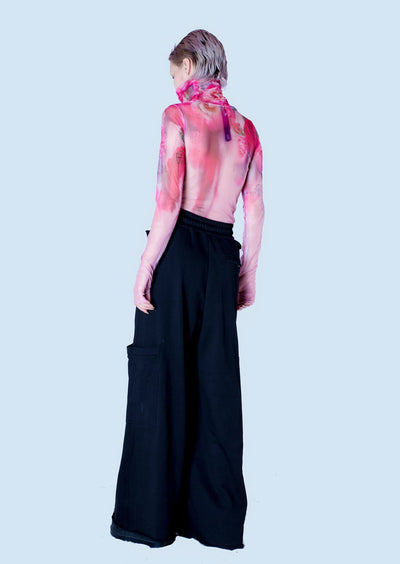 "MELTING ROSES" TURTLENECK-KAWAkEY-APOC STORE