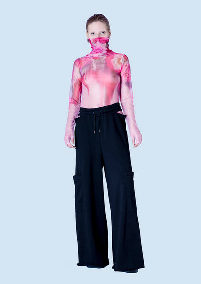 "MELTING ROSES" TURTLENECK-KAWAkEY-APOC STORE